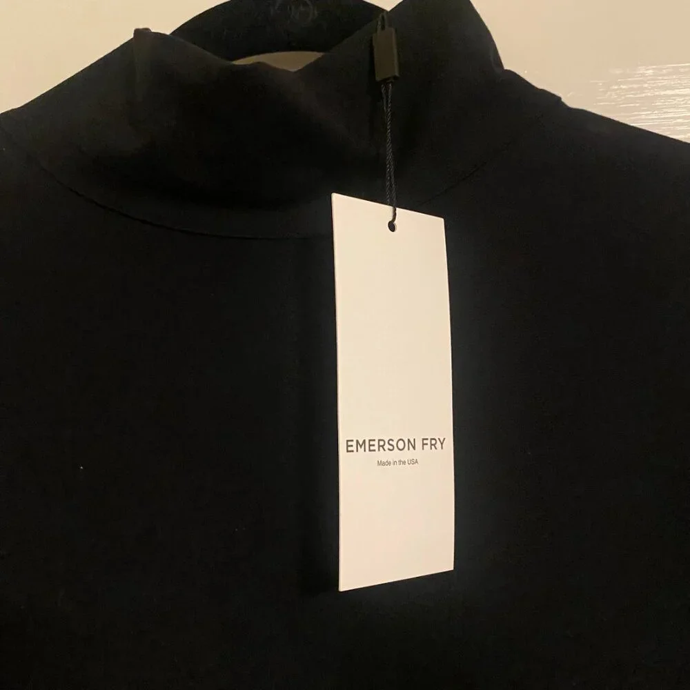 Emerson Fry Classic Black Long Sleeve Dress - Picture 7 of 7